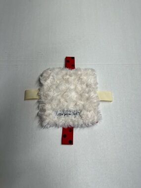 Little Yellow Chick minky tag small lovey blanket